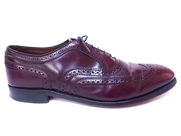 実際に弊社で買取させて頂いたALLEN EDMONDS/アレンエドモンド 革靴 ウィングチップ/11C の画像 2枚目