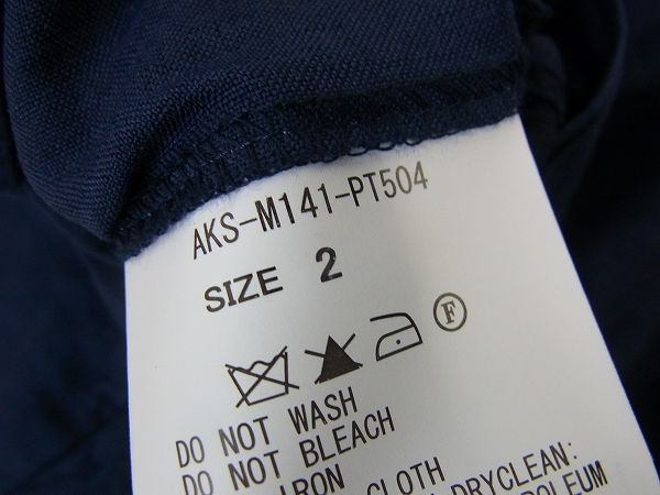 実際に弊社で買取させて頂いたアメリカンラグシー リネン混スーツセットアップ/ネイビーの画像 6枚目