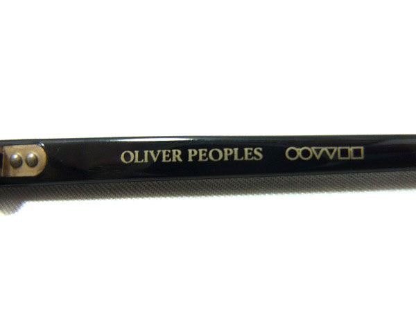 実際に弊社で買取させて頂いたOLIVERPEOPLES/オリバーピープルズ Coy メガネフレーム/黒の画像 4枚目