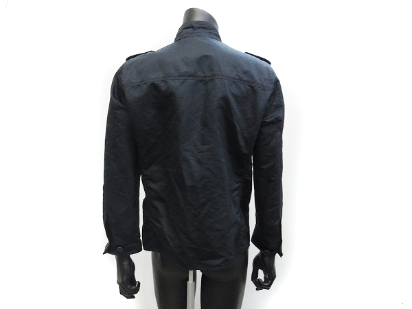 実際に弊社で買取させて頂いたBurberry London/バーバリー ジャケット/ブルゾン ブラック/Mの画像 1枚目