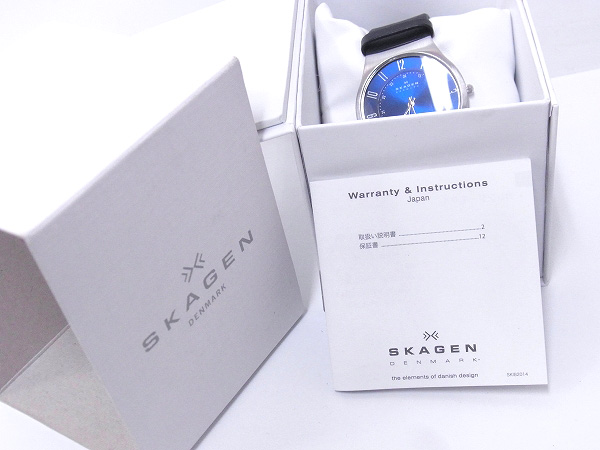 実際に弊社で買取させて頂いたSKAGEN/スカーゲン KLASSIK 腕時計 ステンレス/233XXLSLNの画像 8枚目