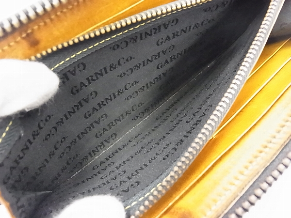実際に弊社で買取させて頂いたGARNI/ガルニ ラウンドファスナー/ロングウォレット ブラックの画像 5枚目