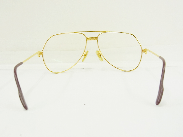 実際に弊社で買取させて頂いたCartier／カルティエ メガネフレーム/度入り ティアドロップの画像 2枚目
