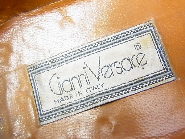 実際に弊社で買取させて頂いたGIANNI VERSACE/ジャンニ・ヴェルサーチ ローファー ブラック/6の画像 5枚目