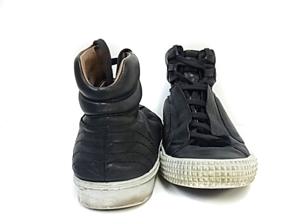 実際に弊社で買取させて頂いたJimmy choo/ジミー チュウ ハイカットスニーカー ブラック/40の画像 3枚目