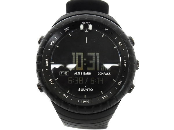 実際に弊社で買取させて頂いたSUUNTO/スント CORE/コア オールブラック クォーツ SS014279010の画像 1枚目