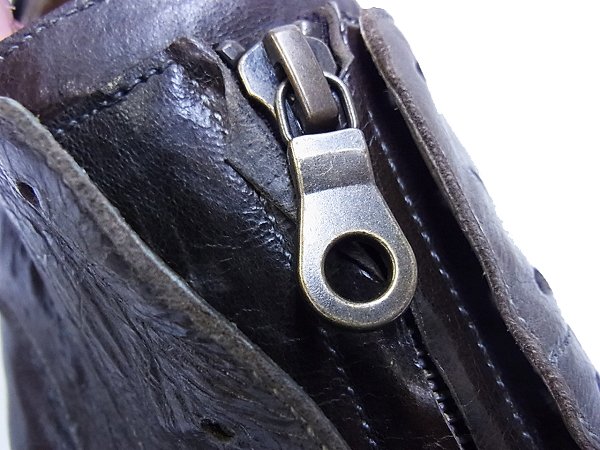 実際に弊社で買取させて頂いたアルフレッドバニスター ジップ付き レザーシューズ 茶/41の画像 7枚目