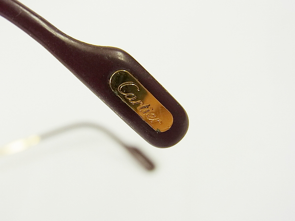 実際に弊社で買取させて頂いたCartier／カルティエ メガネフレーム/度入り ティアドロップの画像 7枚目