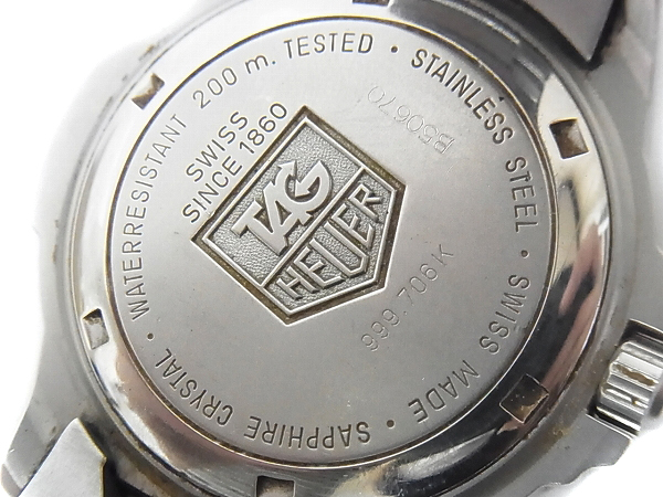 実際に弊社で買取させて頂いたTAG HEUER/タグホイヤー プロフェッショナル 4000/999.706Kの画像 4枚目