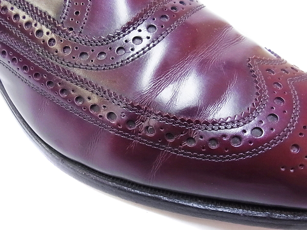 実際に弊社で買取させて頂いたALLEN EDMONDS/アレンエドモンド 革靴 ウィングチップ/11C の画像 7枚目