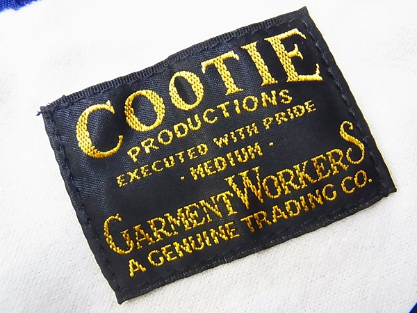 実際に弊社で買取させて頂いたCOOTIE/クーティー 刺繍入コーチジャケット 青 CTE-15S210/Mの画像 2枚目