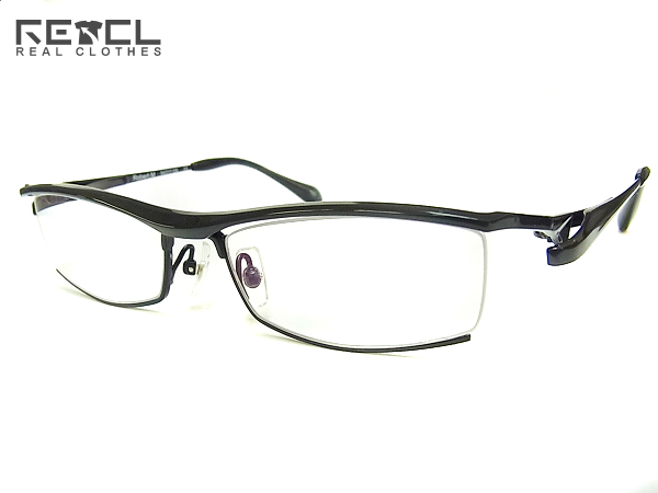 実際に弊社で買取させて頂いたレスザンヒューマン Robert.M 度入り メガネフレーム ブラック