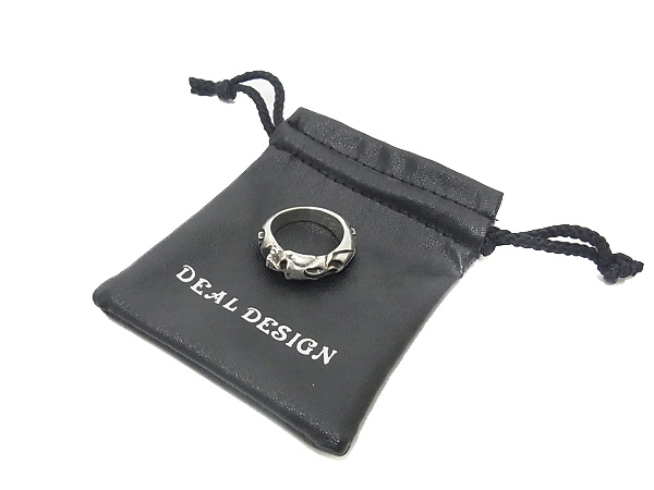 実際に弊社で買取させて頂いたDEAL DESIGN/ディールデザイン スカル&クロスリング/17号の画像 4枚目