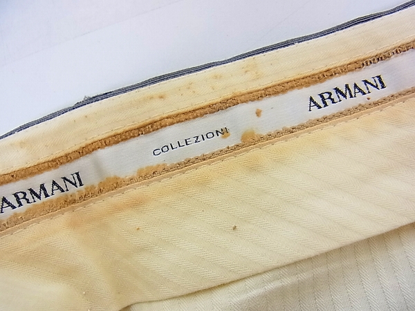 実際に弊社で買取させて頂いたARMANI COLLEZIONI/アルマーニ 上下セットアップスーツ 灰/46の画像 7枚目