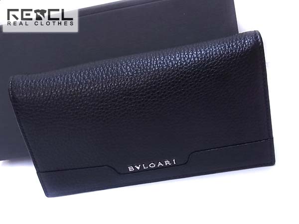 実際に弊社で買取させて頂いたBVLGARI/ブルガリ グレインカーフレザーロングウォレット 33402