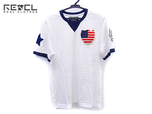 実際に弊社で買取させて頂いたHYDROGEN/ハイドロゲン 星条旗ワッペン 半袖Tシャツ/M　