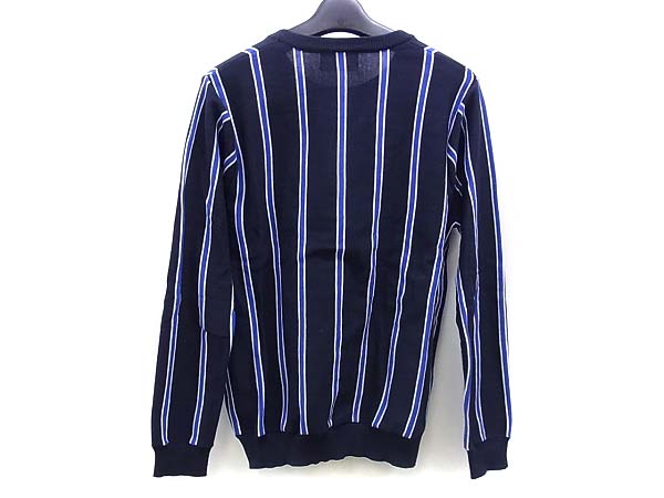 実際に弊社で買取させて頂いた417byEDIFICE/エディフィス ボーダー/クルーネックニット Sの画像 1枚目