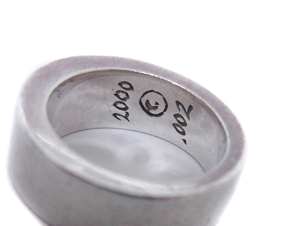 実際に弊社で買取させて頂いたトラヴィスワーカー ダブルクロスハートリング シルバー/12号の画像 3枚目