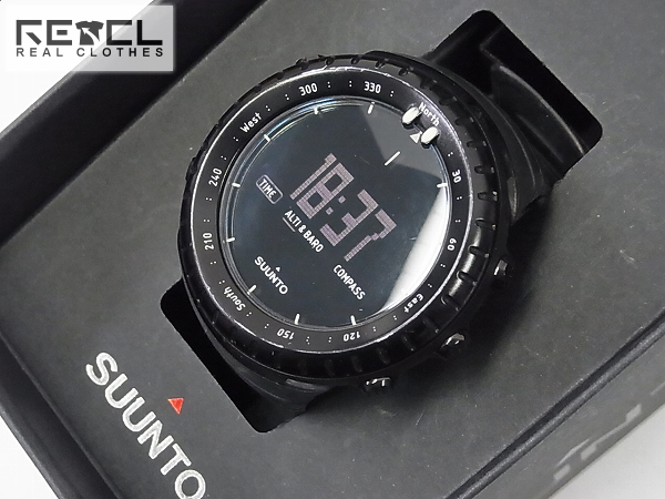 実際に弊社で買取させて頂いたSUUNTO CORE All Black SS014279010 オールブラック 腕時計