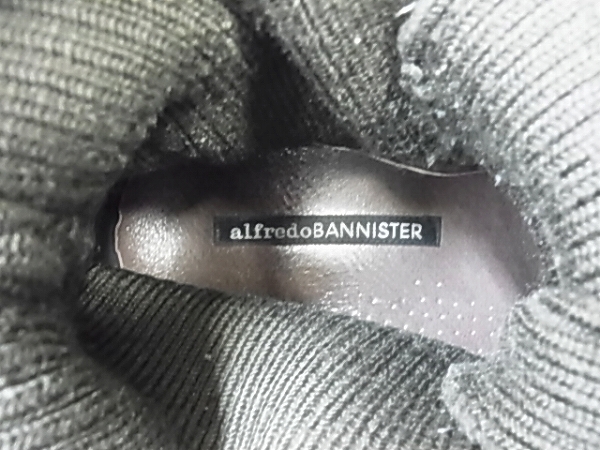 実際に弊社で買取させて頂いたアルフレッドバニスター レザー レイヤードブーツ ブラック 42の画像 5枚目