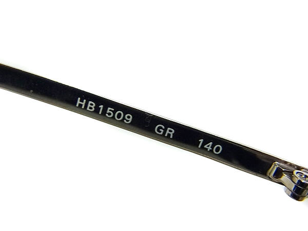 実際に弊社で買取させて頂いたHUGO BOSS/ヒューゴボス メガネフレーム HB1509 シルバーの画像 5枚目