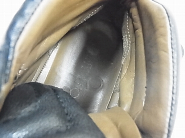 実際に弊社で買取させて頂いたJimmy choo/ジミー チュウ ハイカットスニーカー ブラック/40の画像 6枚目