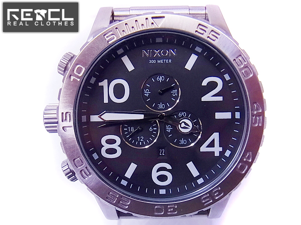 実際に弊社で買取させて頂いたNIXON/ニクソン THE 51-30 CHRONO BLACK 腕時計/NA083000-00