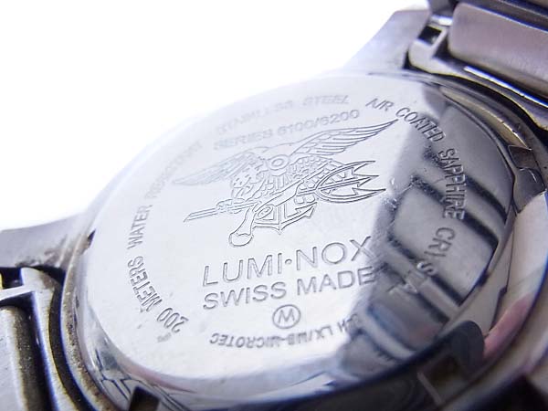 実際に弊社で買取させて頂いたLUMINOX/ルミノックス シリーズ6100/6200 クオーツ腕時計 の画像 4枚目