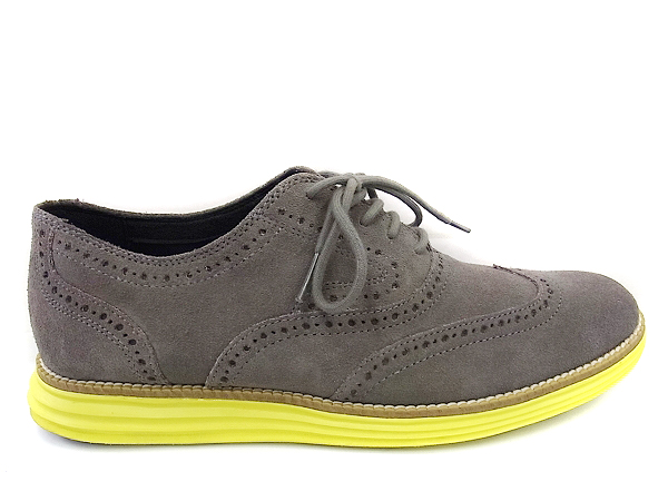 実際に弊社で買取させて頂いたCOLE HAAN/コールハーン LUNARGRAND WINGTIP C21131 灰系/8の画像 4枚目