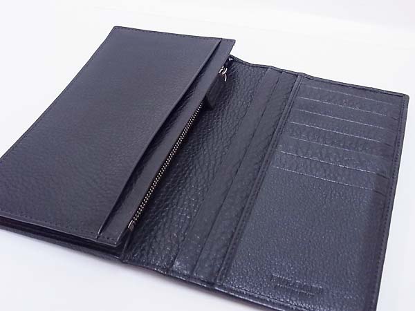 実際に弊社で買取させて頂いたBVLGARI/ブルガリ グレインカーフレザーロングウォレット 33402の画像 4枚目
