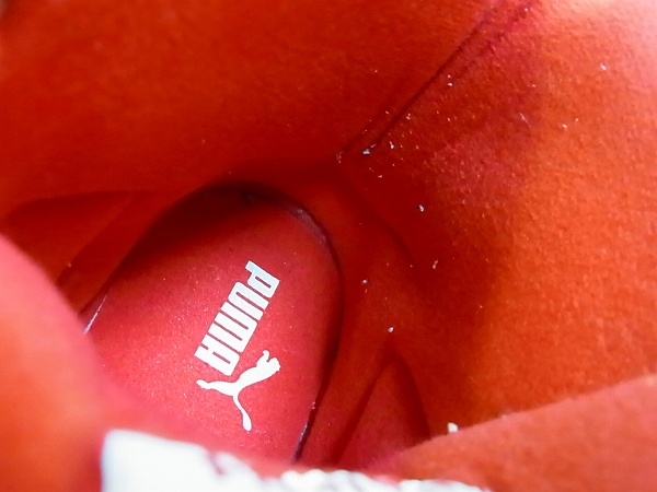 実際に弊社で買取させて頂いたPUMA/プーマ プーマキャットハイカットスニーカー 赤×白/27.5の画像 7枚目