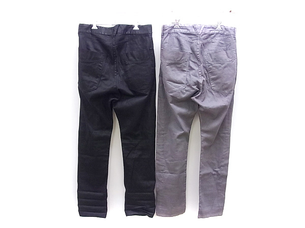 実際に弊社で買取させて頂いたCABANE de ZUCCa/カバンドズッカ コットンパンツ 黒 灰/2点setの画像 1枚目