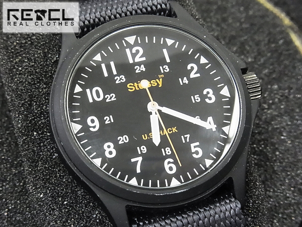 STUSSY/ステューシー HACK/watch 5ATM アナログ腕時計 黒の買取実績 - ブランド買取専門店リアクロ