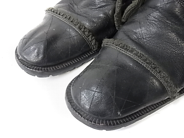 実際に弊社で買取させて頂いたアルフレッドバニスター レザー レイヤードブーツ ブラック 42の画像 7枚目