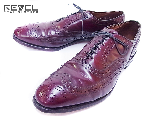 実際に弊社で買取させて頂いたALLEN EDMONDS/アレンエドモンド 革靴 ウィングチップ/11C 