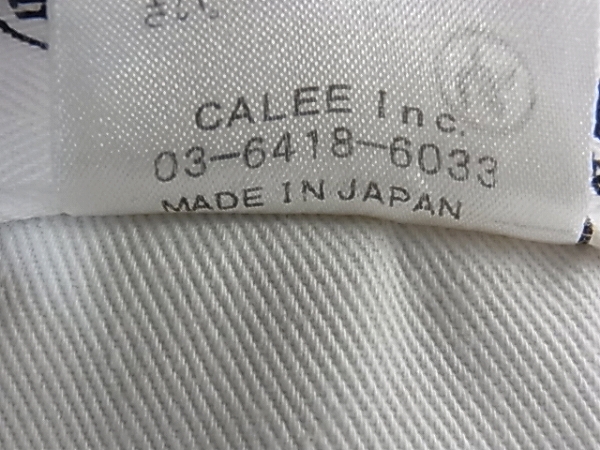 実際に弊社で買取させて頂いたCALEE/キャリー チノパンツ/カーゴパンツ ベージュ/SMALLの画像 5枚目