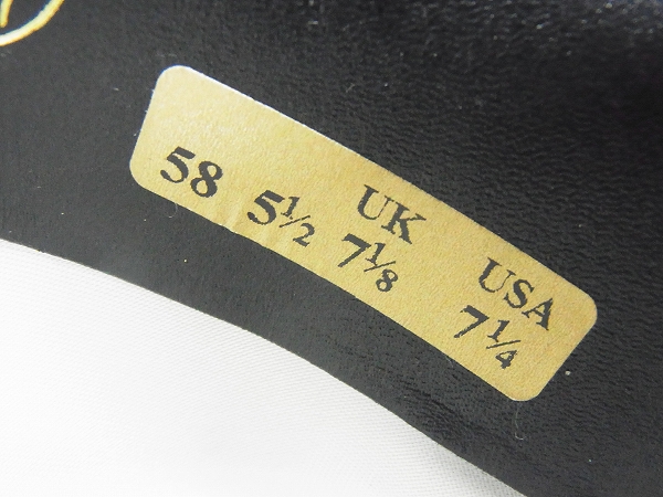 実際に弊社で買取させて頂いたBORSALINO/ボルサリーノ ラビットファーハット/中折れ帽/グレーの画像 4枚目