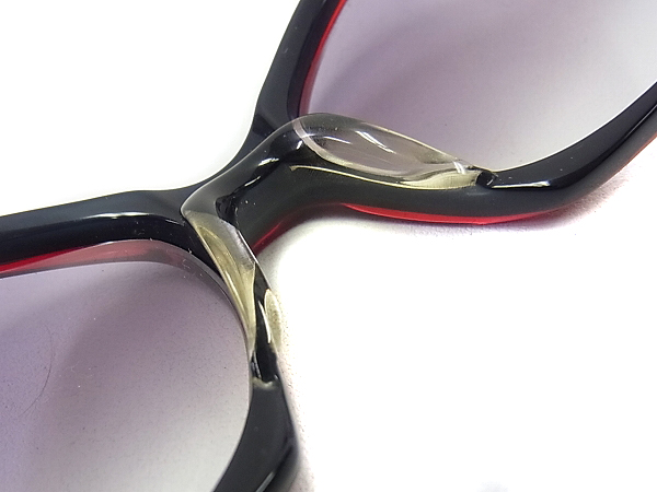 実際に弊社で買取させて頂いたLESS THAN HUMAN/レスザンヒューマン オーバルサングラス 赤の画像 7枚目