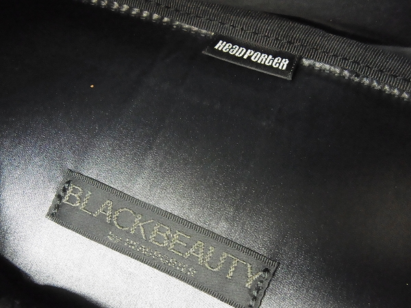 実際に弊社で買取させて頂いたHEAD PORTER/ヘッドポーター BLACK BEAUTY バックパックの画像 7枚目