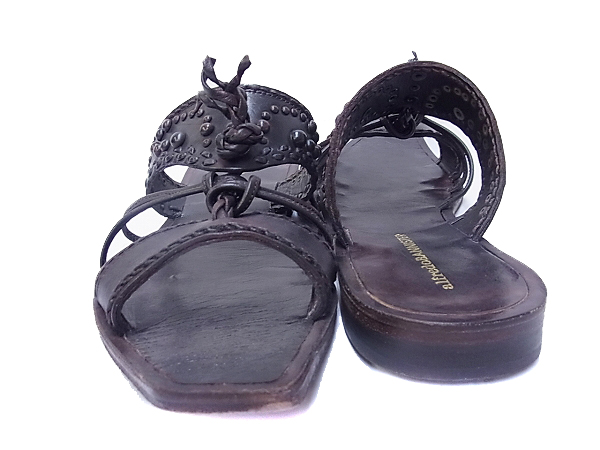 実際に弊社で買取させて頂いたalfredBANNISTER/アルフレッドバニスター サンダル 茶系/42の画像 1枚目