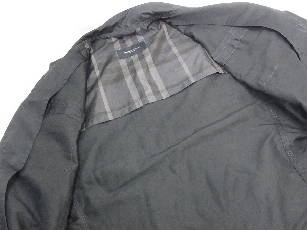 実際に弊社で買取させて頂いたBurberry London/バーバリー ジャケット/ブルゾン ブラック/Mの画像 2枚目