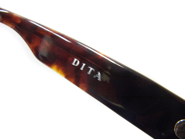 実際に弊社で買取させて頂いた【未使用】DITA/ディータ KINGSTON メガネフレーム 茶 2006B-50の画像 6枚目