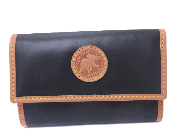 実際に弊社で買取させて頂いたHUNTING WORLD/ハンティングワールド 6連 キーケース ブラックの画像 1枚目