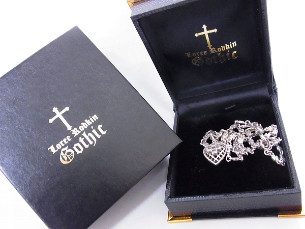 実際に弊社で買取させて頂いたLOREE RODKIN/ローリーロドキンメッシュハートクロスネックレスの画像 5枚目