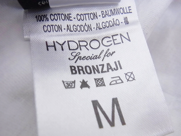実際に弊社で買取させて頂いたHYDROGEN/ハイドロゲン 星条旗ワッペン 半袖Tシャツ/M　の画像 3枚目
