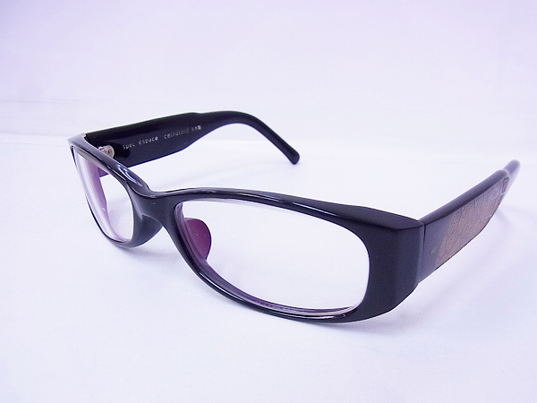実際に弊社で買取させて頂いたspec espace 西野正美 手仕事 ES-8031 黒縁めがね/フレームの画像 2枚目