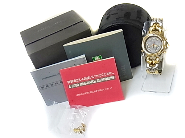 実際に弊社で買取させて頂いたTAG HEUER/タグホイヤー セナモデル デジアナ腕時計 CG1122の画像 5枚目