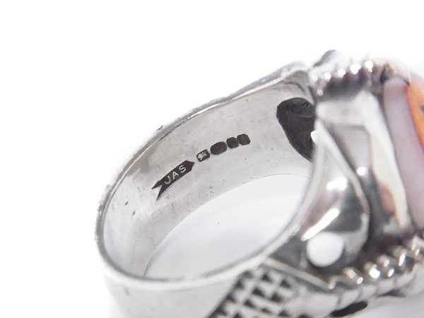 実際に弊社で買取させて頂いたCRAZY PIG/クレイジーピッグ FOUR CLAW EYES/義眼リング/20号の画像 4枚目