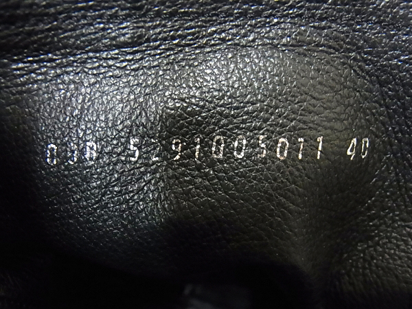 実際に弊社で買取させて頂いたアルフレッドバニスター フロントジップ編上レイヤードブーツ40の画像 6枚目