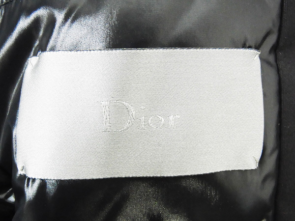 実際に弊社で買取させて頂いたDIOR HOMME/ディオールオム 中綿ジップアップブルゾン/44の画像 3枚目